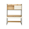 Imagen de Escritorio Industrial 120cm Gabinete Estantes y Cajones Mövi