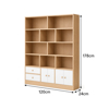 Imagen de Estantería Biblioteca Cajones Puertas 120x178cm MDF Mövi