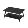 Imagen de Mesa de Centro Ratona con Estante 80cm Negra Mövi