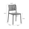 Imagen de Silla de Comedor Moderna de Polipropileno Reforzado Mövi