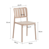 Imagen de Silla de Comedor Moderna de Polipropileno Reforzado Mövi