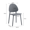 Imagen de Silla de Comedor Moderna de Polipropileno Mövi