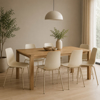 Imagen de Silla Polipropileno con Base de Metal Minimalista Mövi