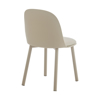 Imagen de Silla de Comedor Acolchonada Moderna Beige Mövi