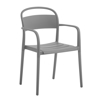 Imagen de Silla de Jardín y Comedor con Apoyabrazos Interior Exterior Mövi