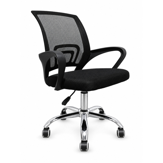 Imagen de Silla Ergonómica Giratoria Regulable con Apoyabrazos Mövi