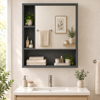 Imagen de Espejo para Baño con Estantes 40 x 50 cm para Amurar