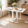 Imagen de Mesa Escritorio Doble Ala Plegable Blanco 120×60cm Mövi